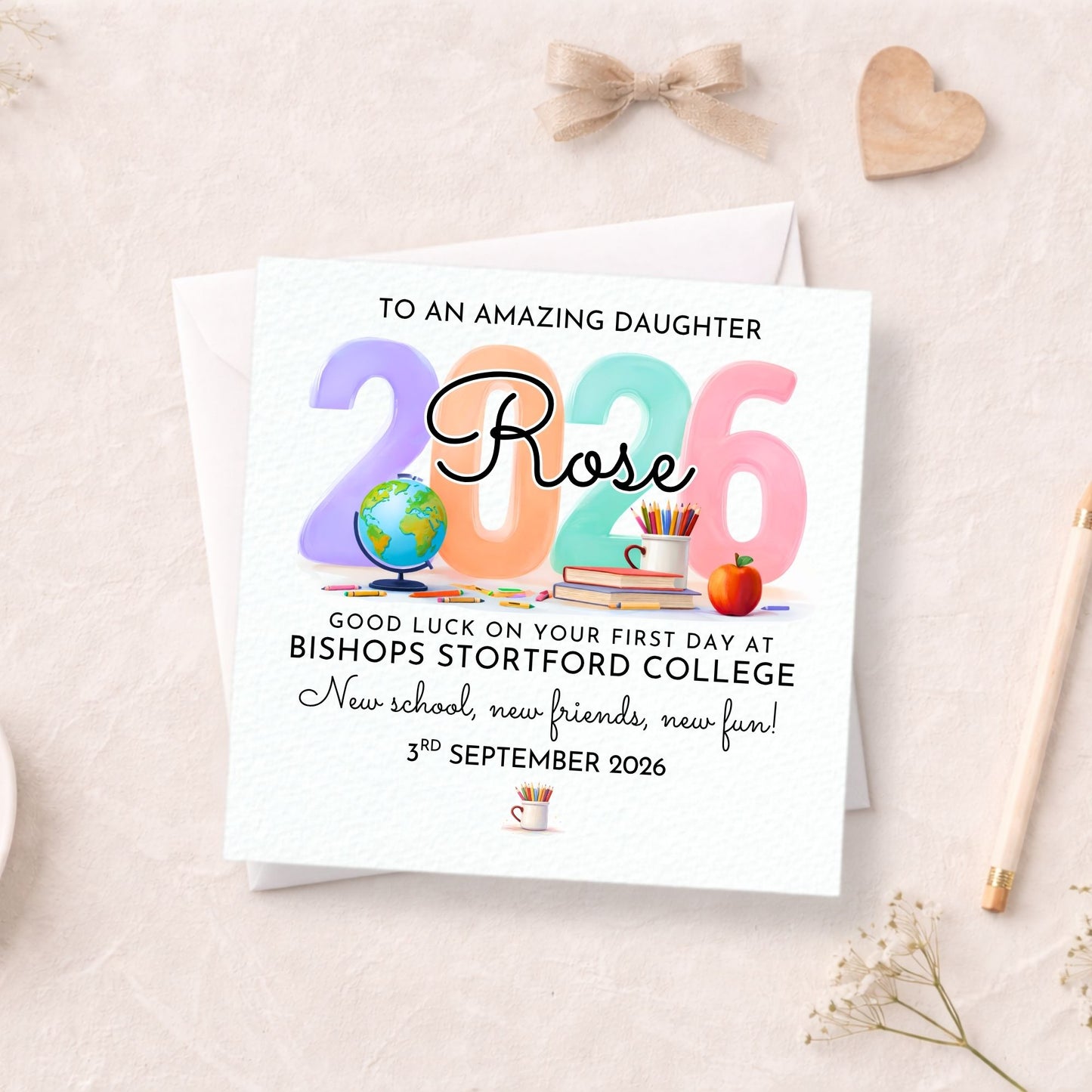 First Day at School Card