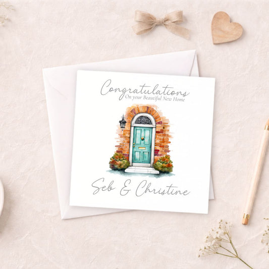 Personalised New Home Card - Congratulations on Your Beautiful New Home